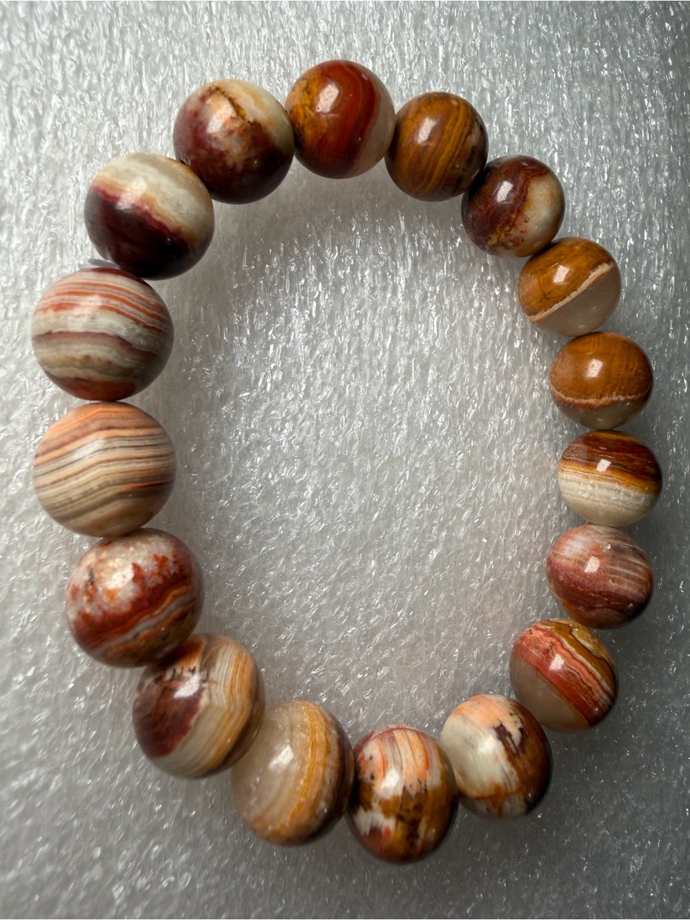 Beautiful 11MM Afghan Jade Natural Crystal Bracelet